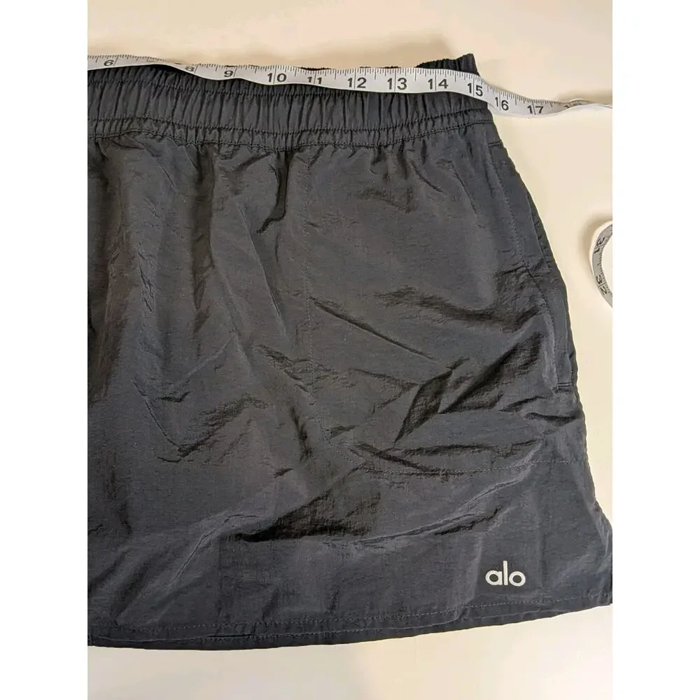Alo Yoga Alumni Tennis Skirt Black Size Medium - Picture 8 of 9